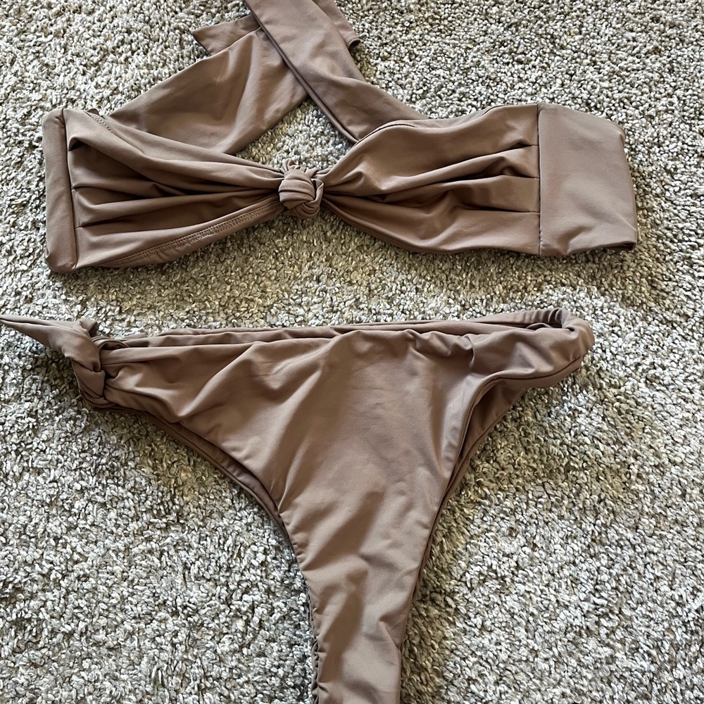 Brown Bikini Set